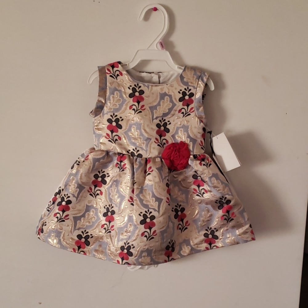 Infant girls Holiday dress (size 6 months)